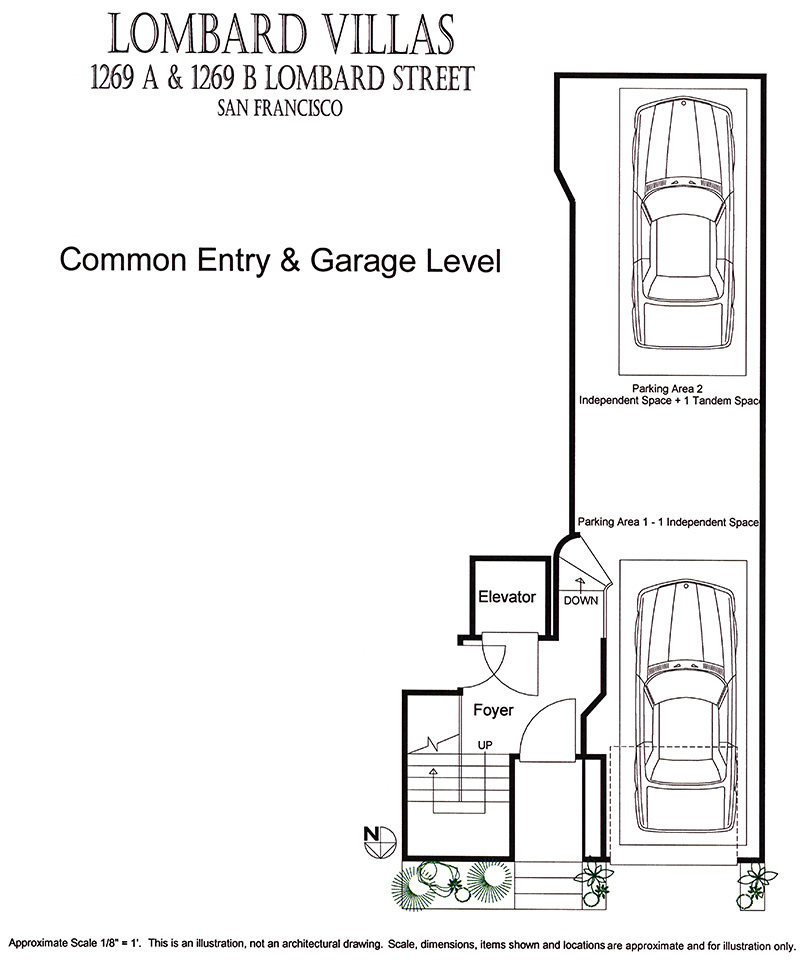 Floorplan Garage Level 4