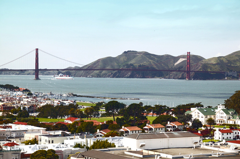 golden gate view