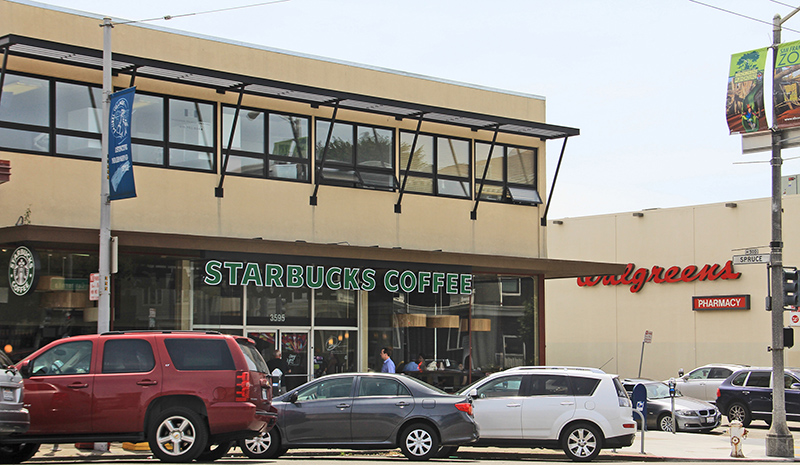 starburcks coffee, neighborhood