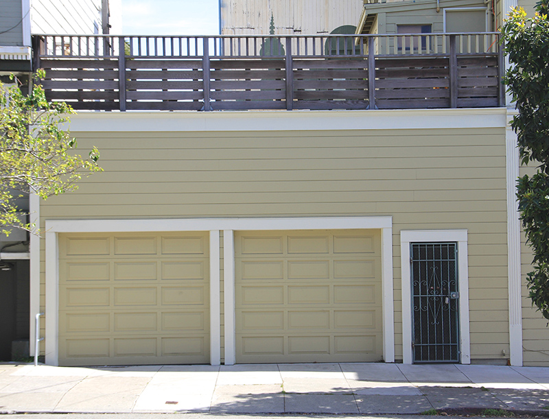 Garage entrance